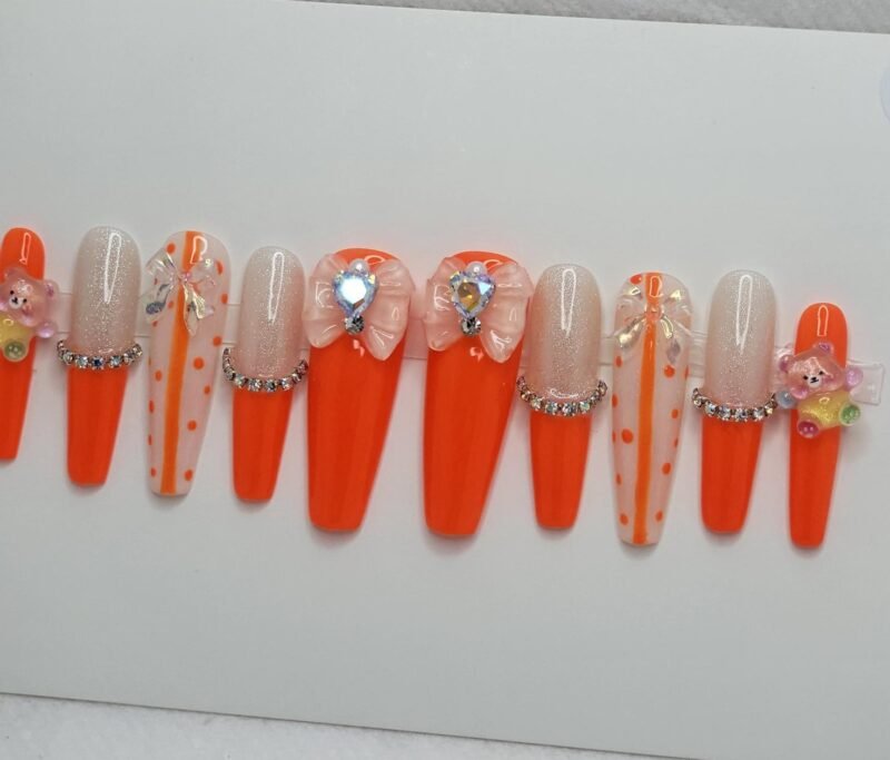 tangerine bows