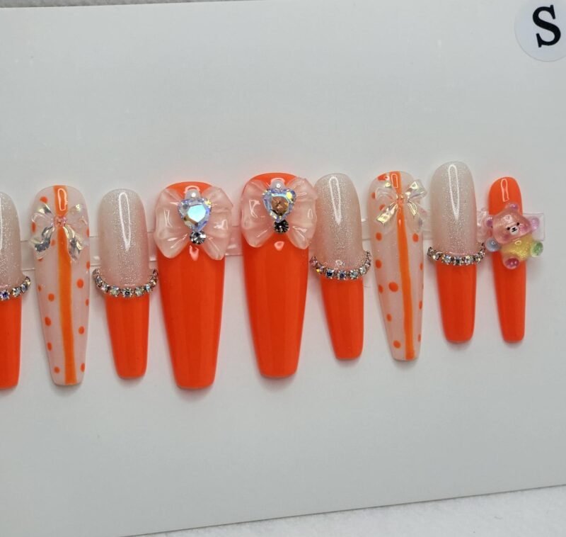 tangerine bows