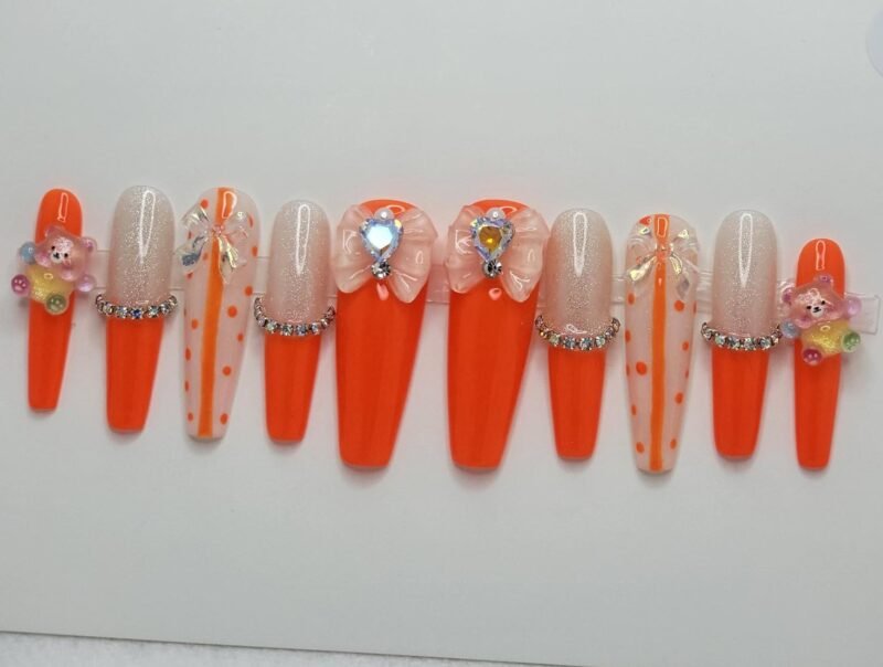 tangerine bows