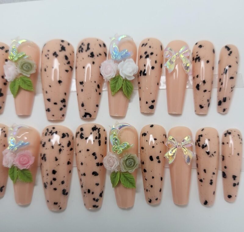 nude speckled