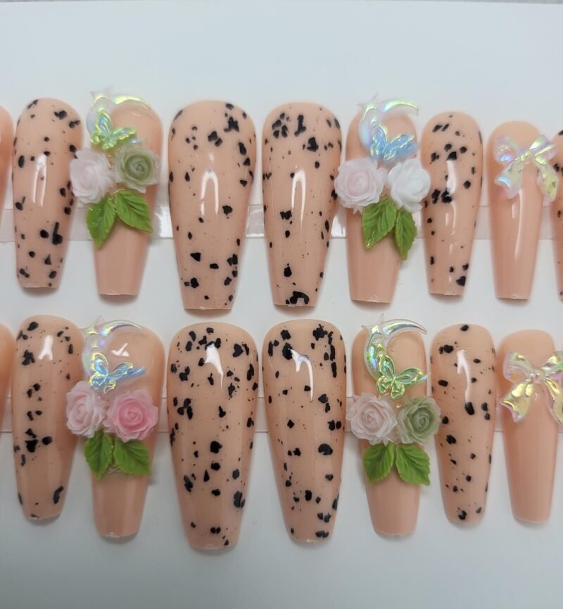 nude speckled