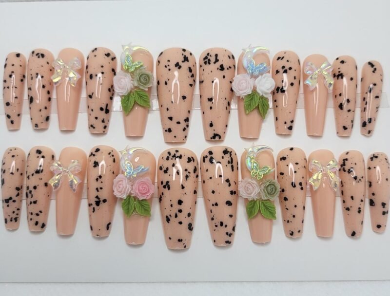 nude speckled