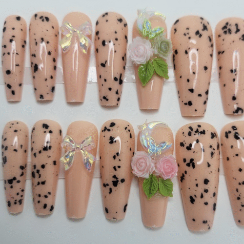 nude speckled