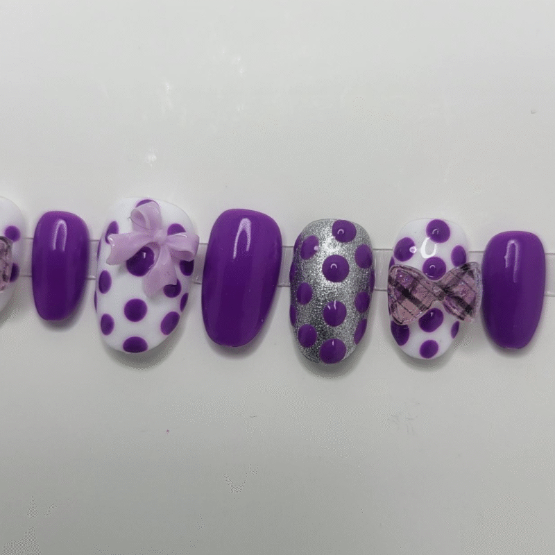 plum & polka dot