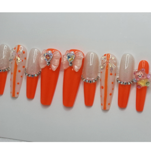 tangerine bows