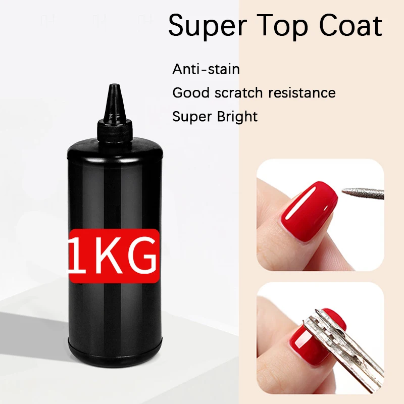 1000ml super top coat, base gel, matte top coat gel polish